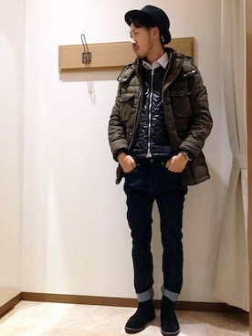 ikka HEAD OFFICE Men'sさん（メンズ・172cm）の冬コーディネート