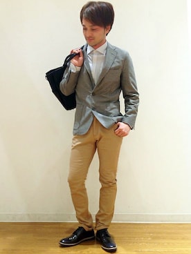 ikka HEAD OFFICE Men'sさん（メンズ・172cm）の冬コーディネート