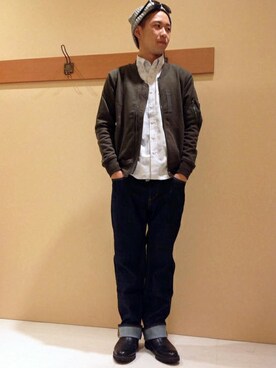 ikka HEAD OFFICE Men'sさん（メンズ・172cm）の冬コーディネート