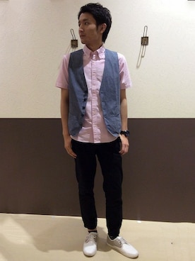 ikka HEAD OFFICE Men'sさん(メンズ・172cm)の春コーディネート
