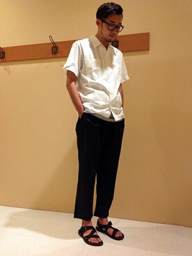 ikka HEAD OFFICE Men'sさん（メンズ・172cm）の夏コーディネート