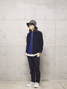 「SALTWATER COWBOY（ソルトウォーターカウボーイ）のアイテム」を使った、yanagiyaさん（メンズ・173cm）の秋コーディネート