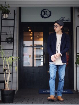 「SABLE CLUTCH（セーブルクラッチ）のアイテム」を使った、yanagiyaさん（メンズ・173cm）の冬コーディネート