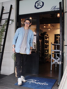 「ジョガーパンツ」｜yanagiyaさん（メンズ・173cm）の春コーディネート