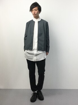 「DETAILS（ディテールズ）のアイテム（ジャケット/アウター）」を使った、RENさん（メンズ・176cm）の冬コーディネート