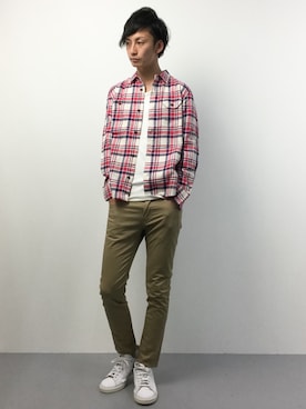 「SABLE CLUTCH（セーブルクラッチ）のアイテム」を使った、RENさん（メンズ・176cm）の冬コーディネート