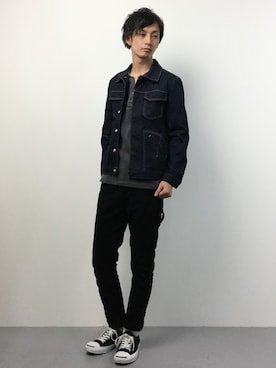 「ability（アビリティ）のアイテム（トップス）」を使った、RENさん（メンズ・176cm）の冬コーディネート