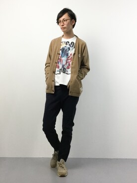 「CLUCT（クラクト）のアイテム」を使った、RENさん（メンズ・176cm）の春コーディネート