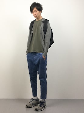 「mercibeaucoup,（メルシーボークー）のアイテム（パンツ）」を使った、RENさん（メンズ・176cm）の春コーディネート