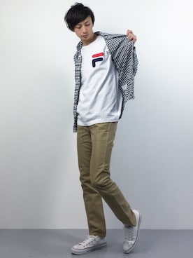 RENさん（メンズ・176cm）の春コーディネート