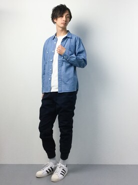 RENさん（メンズ・176cm）の春コーディネート