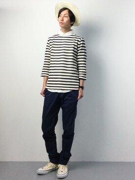 RENさん（メンズ・176cm）の春コーディネート