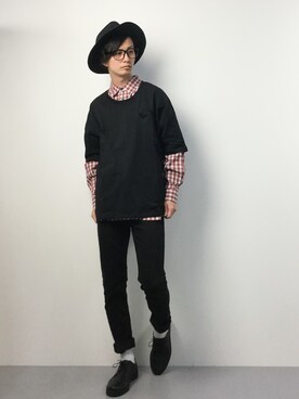 「XX FOUR（ダブルエックスフォー）のアイテム」を使った、RENさん（メンズ・176cm）の春コーディネート