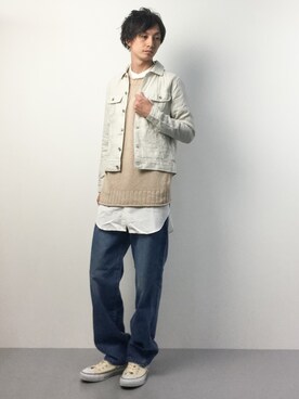 RENさん（メンズ・176cm）の春コーディネート