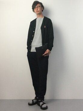 「Blue Standard （ブルースタンダード）のアイテム」を使った、RENさん（メンズ・176cm）の春コーディネート