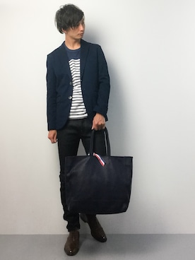 RENさん（メンズ・176cm）の春コーディネート