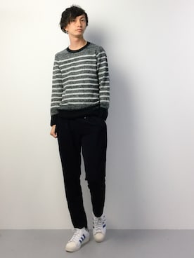 「knock through abstraction（ノックスルーアブストラクション）のアイテム」を使った、RENさん（メンズ・176cm）の春コーディネート