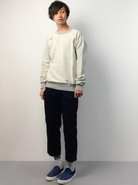 「RAGEBLUE（レイジブルー）のアイテム（その他シューズ）」を使った、RENさん（メンズ・176cm）の春コーディネート