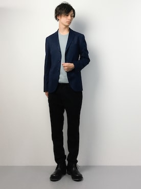 「OURET（オーレット）のアイテム（ブーツ）」を使った、RENさん（メンズ・176cm）の春コーディネート
