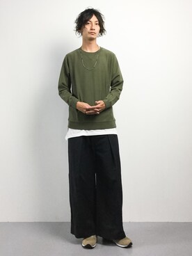 「CIAOPANIC TYPY（チャオパニックティピー）のアイテム（スニーカー）」を使った、RENさん（メンズ・176cm）の秋コーディネート