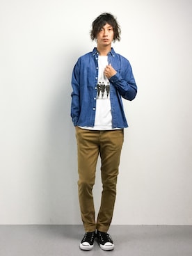 RENさん（メンズ・176cm）の秋コーディネート