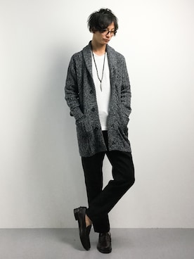 「ROXD（ロッド）のアイテム（トップス）」を使った、RENさん（メンズ・176cm）の秋コーディネート