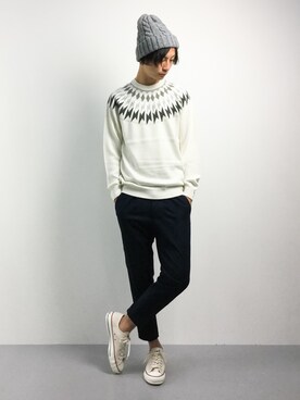 「DETAILS（ディテールズ）のアイテム」を使った、RENさん（メンズ・176cm）の秋コーディネート