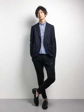 「BEN DAVIS（ベンデイビス）のアイテム（シャツ/ブラウス）」を使った、RENさん（メンズ・176cm）の秋コーディネート
