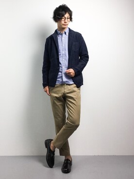 「SHIPS Days（シップスデイズ）のアイテム」を使った、RENさん（メンズ・176cm）の秋コーディネート