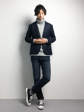 RENさん（メンズ・176cm）の秋コーディネート