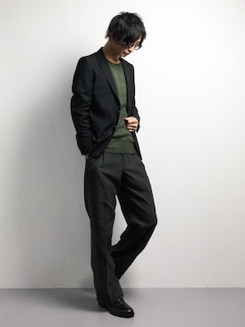 RENさん（メンズ・176cm）の冬コーディネート