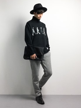 RENさん（メンズ・176cm）の冬コーディネート