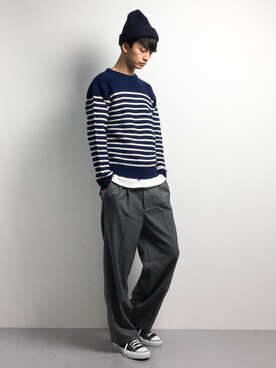 RENさん（メンズ・176cm）の冬コーディネート
