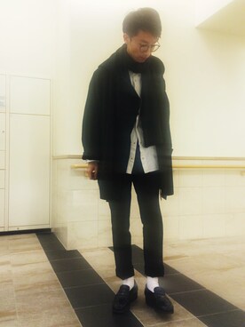 「J.M. WESTON（ジェイエムウエストン）のアイテム（その他シューズ）」を使った、URAAKIHIKOさん（メンズ・170cm）の春コーディネート