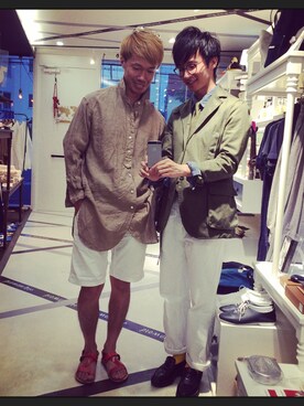 「J.M. WESTON（ジェイエムウエストン）のアイテム（その他シューズ）」を使った、URAAKIHIKOさん（メンズ・170cm）の春コーディネート