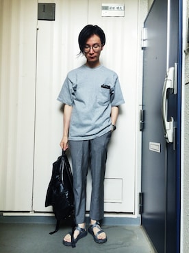 「AURALEE」｜URAAKIHIKOさん（メンズ・170cm）の夏コーディネート