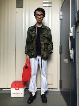 「J.M. WESTON（ジェイエムウエストン）のアイテム（その他シューズ）」を使った、URAAKIHIKOさん（メンズ・170cm）の夏コーディネート