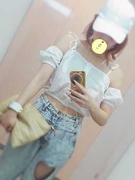 「FIG&VIPER（フィグアンドバイパー）のアイテム（キャップ）」を使った、Miyuさん（レディース・149cm）の秋コーディネート