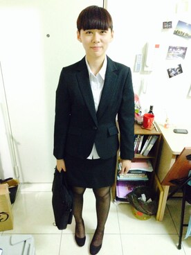 「yesのNot（その他、ホワイト系）」を使った、wenyangさん（レディース・170cm）の夏コーディネート