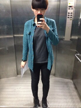 「yesのNot（その他、ホワイト系）」を使った、wenyangさん（レディース・170cm）の夏コーディネート