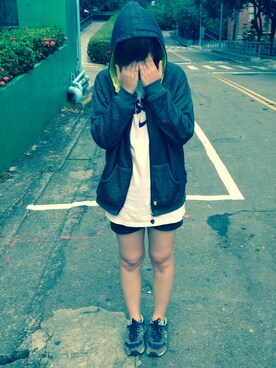 「yesのNot（その他、ホワイト系）」を使った、wenyangさん（レディース・170cm）の夏コーディネート