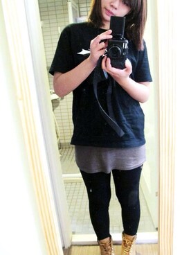 「yesのNot（その他、ホワイト系）」を使った、wenyangさん（レディース・170cm）の夏コーディネート