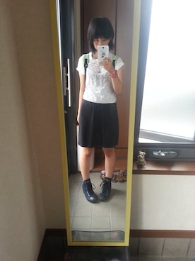 「アイテム（ワンピース/ドレス）」を使った、あんなさん（レディース・154cm・10代）の夏コーディネート