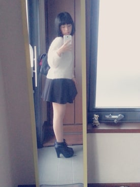 「アイテム（ブーツ）」を使った、あんなさん（レディース・154cm・10代）の秋コーディネート