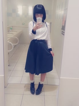 「アイテム（ブーツ）」を使った、あんなさん（レディース・154cm・10代）の秋コーディネート
