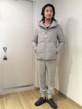 「モルガンオム」｜「アイテム（ダウンジャケット/コート）」を使った、RYU1さん（メンズ・170cm）の冬コーディネート