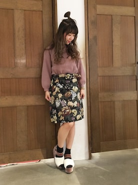 erina 🌿さん（レディース・153cm）の秋コーディネート