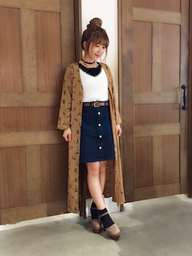 「archives（アルシーヴ）のアイテム（ブーティ）」を使った、erina 🌿さん（レディース・153cm）の秋コーディネート