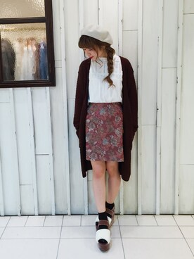 erina 🌿さん（レディース・153cm）の秋コーディネート