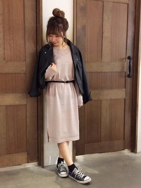 erina 🌿さん（レディース・153cm）の秋コーディネート